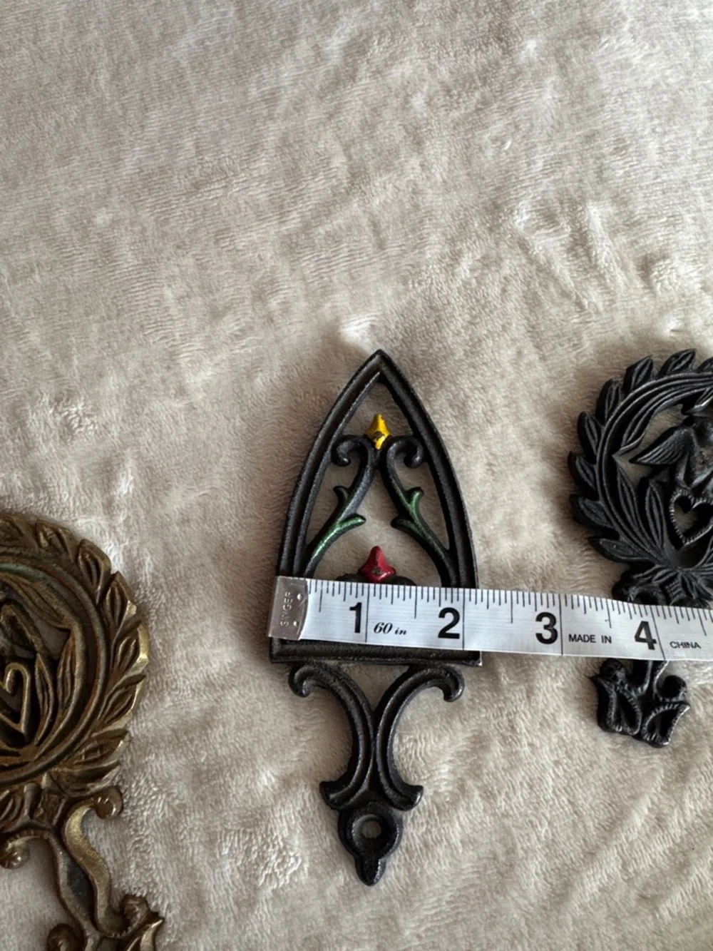 VINTAGE WILTON Cast Iron Trivets